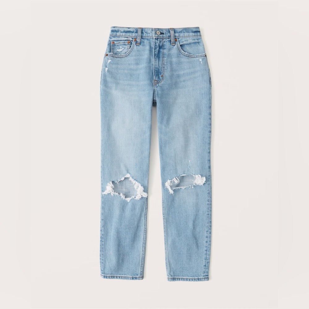 Abercrombie & Fitch high rise mom jeans